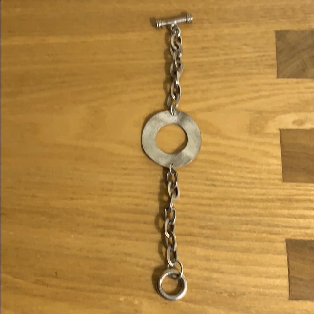 Silver chain bracelet